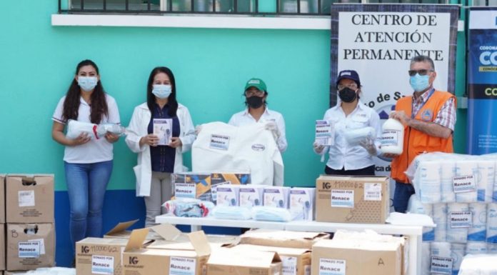 Hidroeléctrica Renace donó insumos médicos