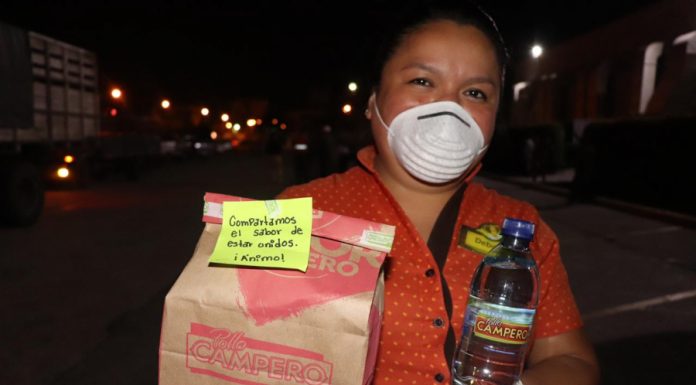 Pollo Campero de CMI Corporación Multi Inversiones dona alimentos a voluntarios