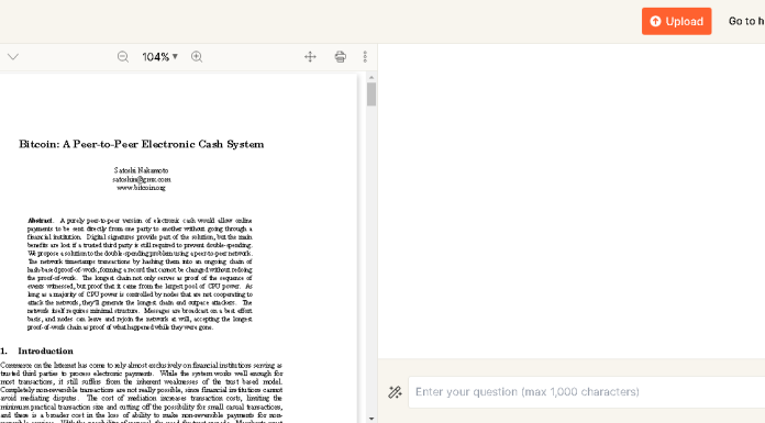 PDF.AI: habla con cualquier documento PDF de forma gratuita