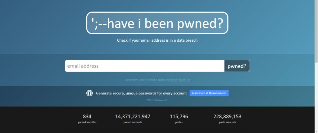 seguridad datos i have been pawned