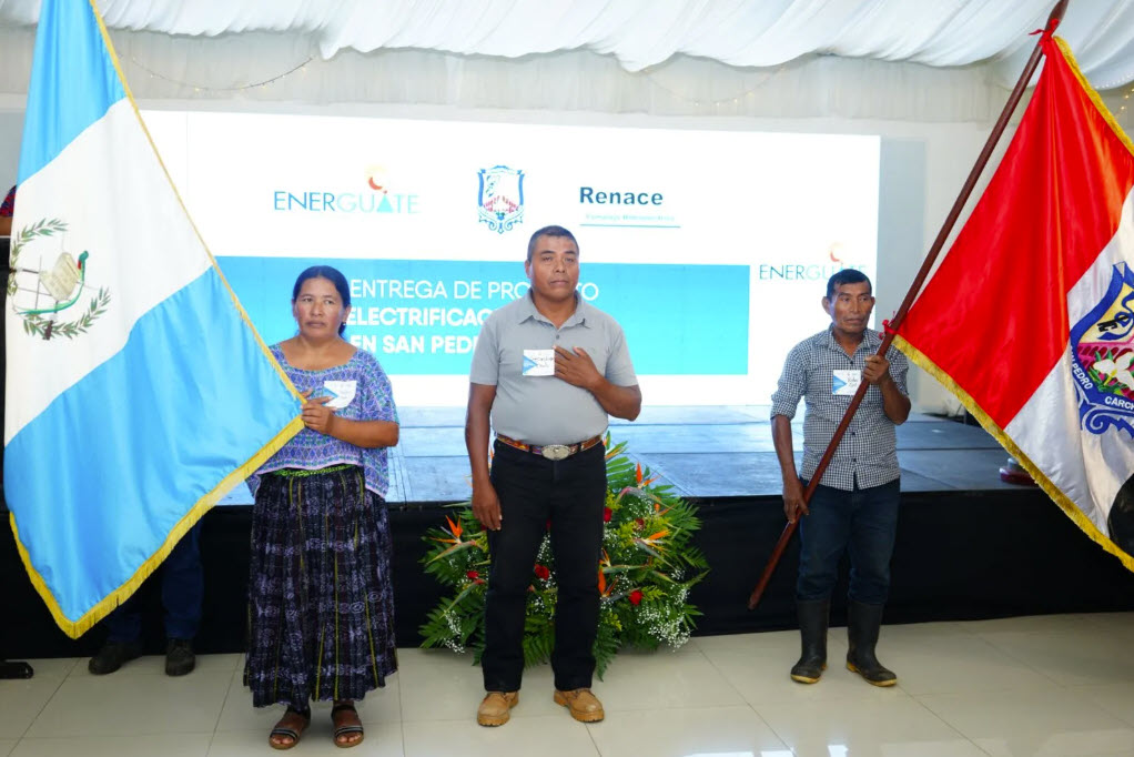 entrega proyecto electrificacion san pedro carcha