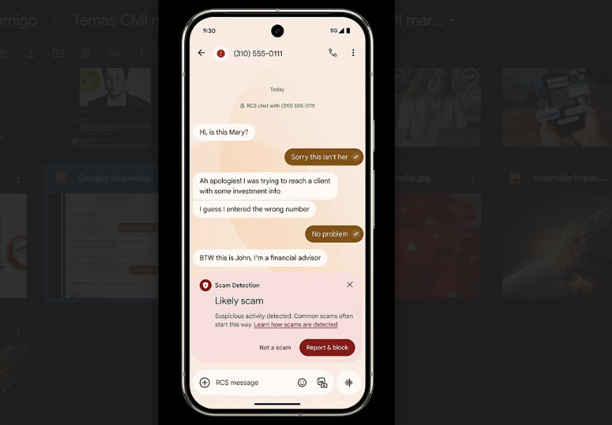 Google SMS Estafas